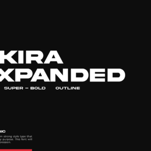 Akira Expanded Free Font