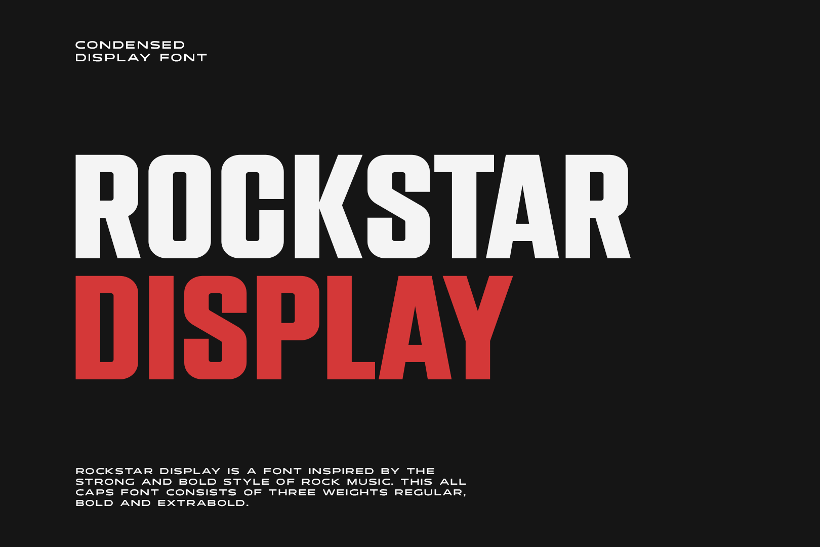 Rockstar Display Font
