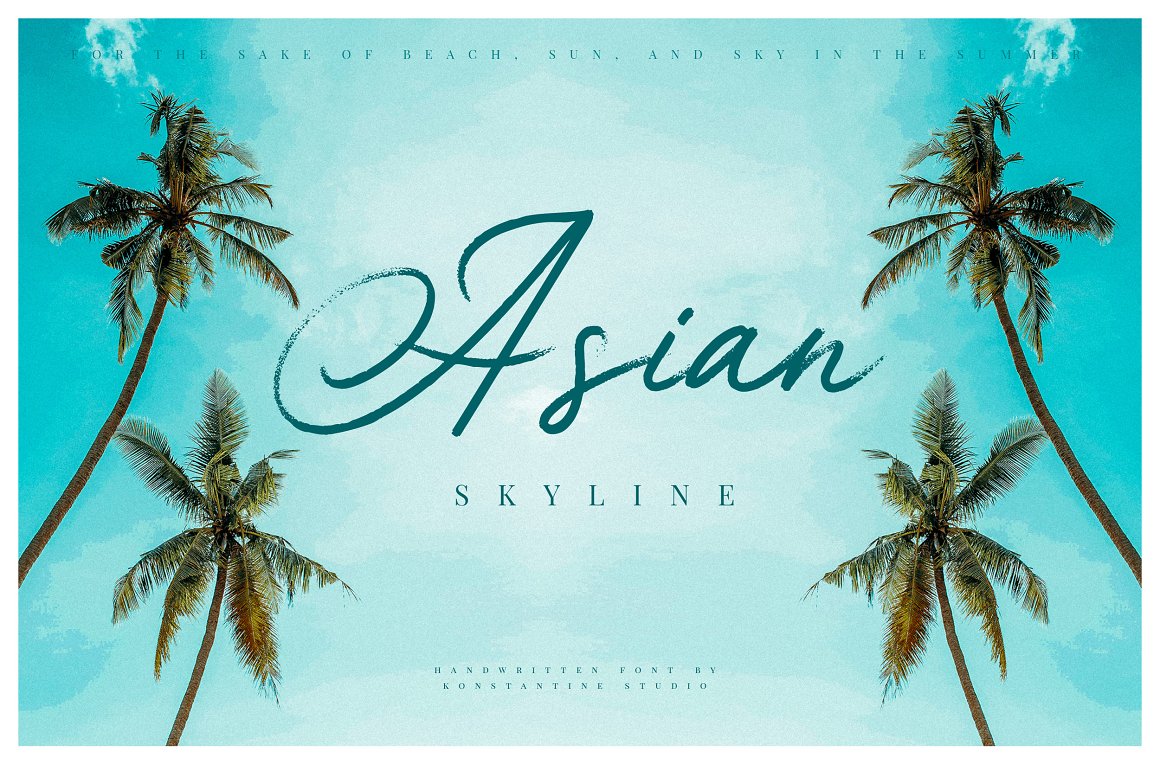 Asian Skyline Font