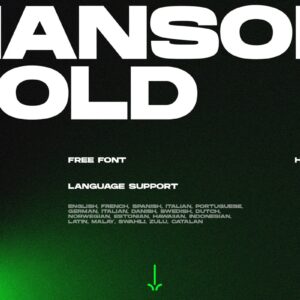 Hanson Bold Font Free