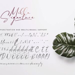 Milla Signature Font