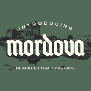 FREE Mordova Blackletter Font