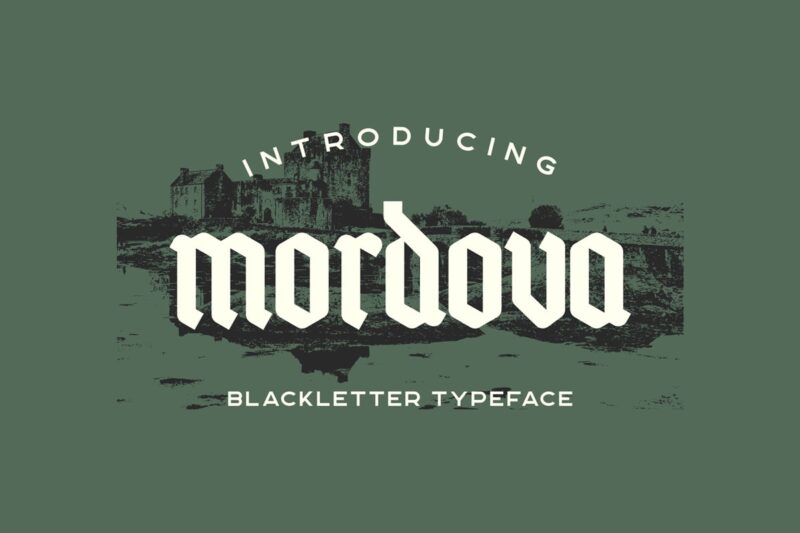 FREE Mordova Blackletter Font