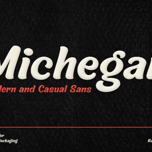 Michegar Display Font