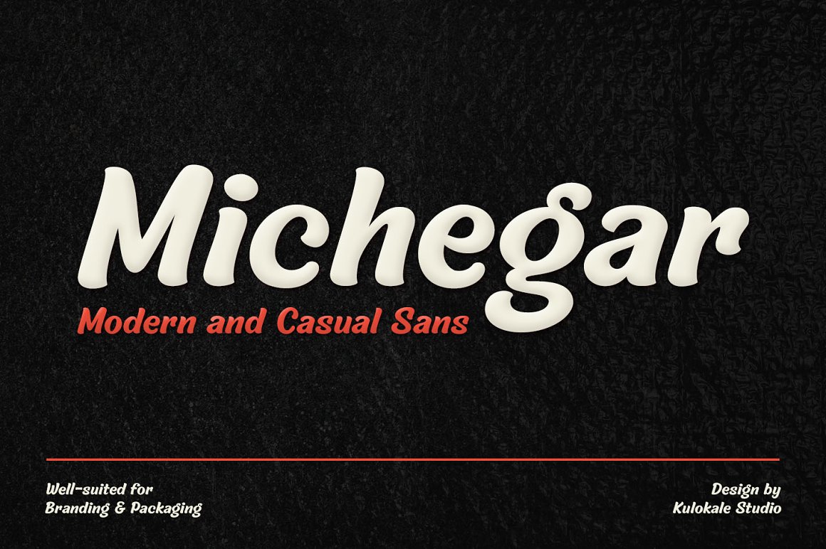 Michegar Display Font