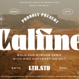 Calfine-Fonts