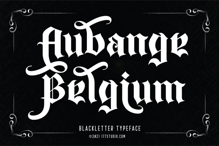 aubange-belgium-font-1