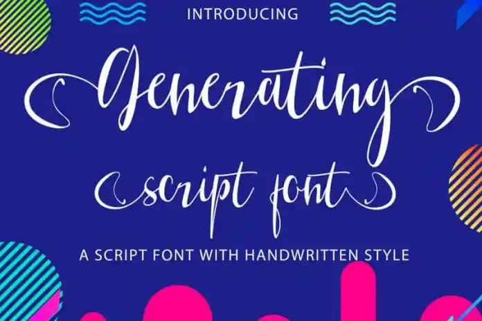 generating-script-font