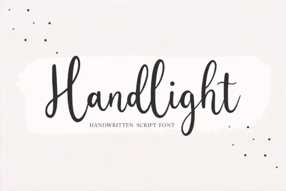 handlight-font-4