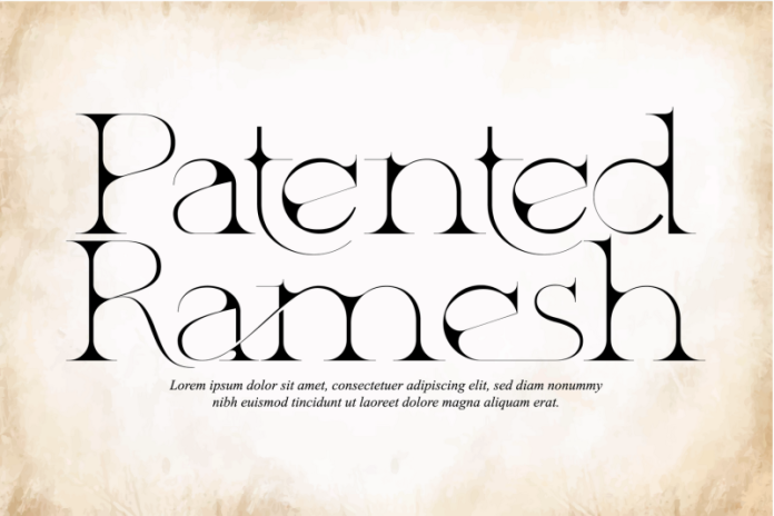 patented-ramesh-font-1