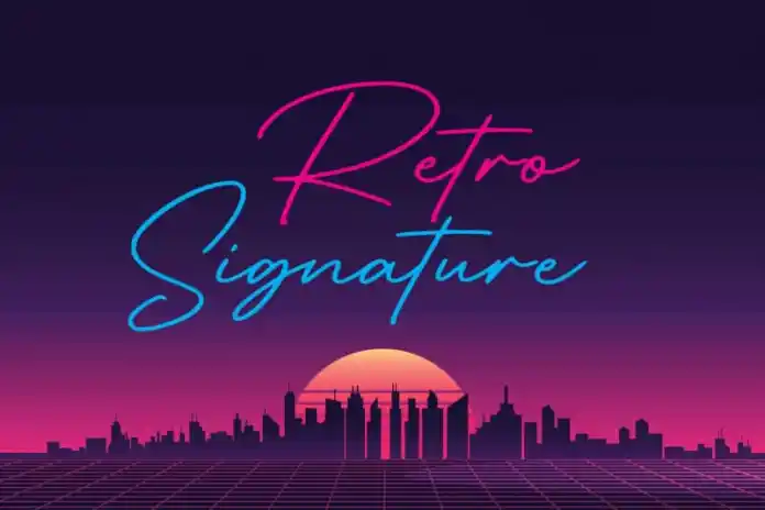 retro-signature-font