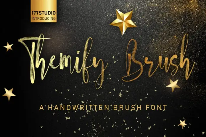 themify-brush-font