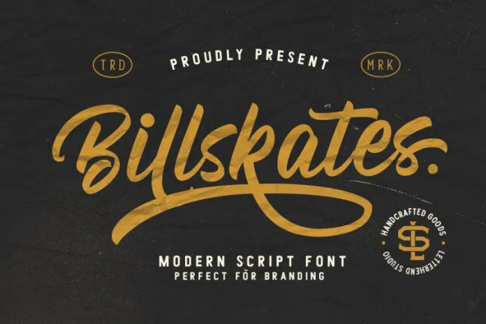 billskates-script-font