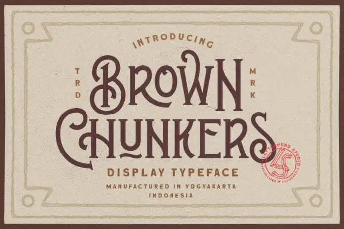 brown-chunkers-display-font