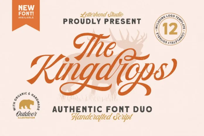kingdrops-calligraphy-font